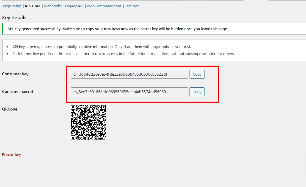 WooCommerce integration, step 5